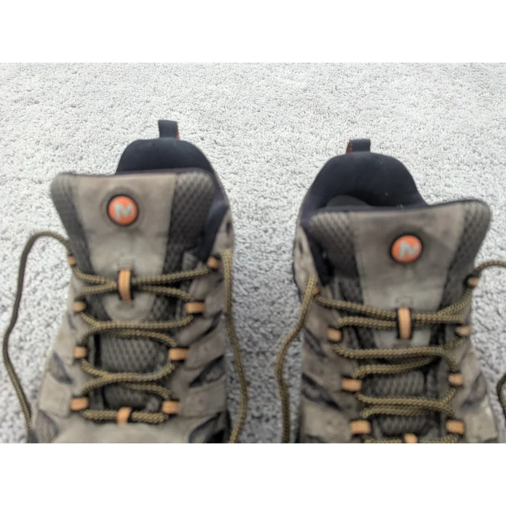 Merrell Moab Vent Hiking Trail Shoes Mens‎ 6 Waterproof Hiking Boots Brown